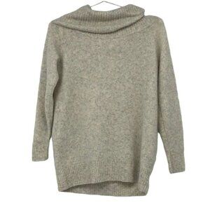Wilfred  Free Grey Wool and Yak Cowl Neck Sweater S